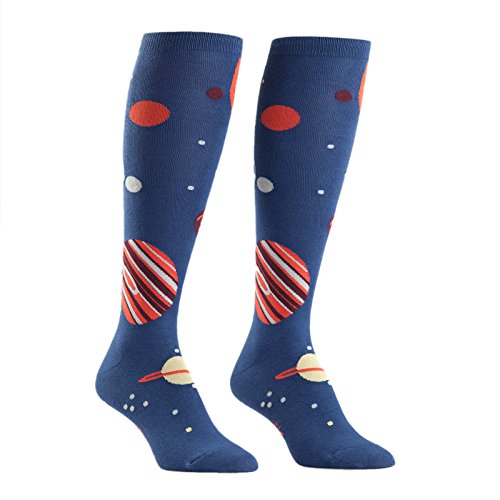 Sock It to Me, Planets, Women's Knee-High Funky Socks, Universe, Galaxy Socks