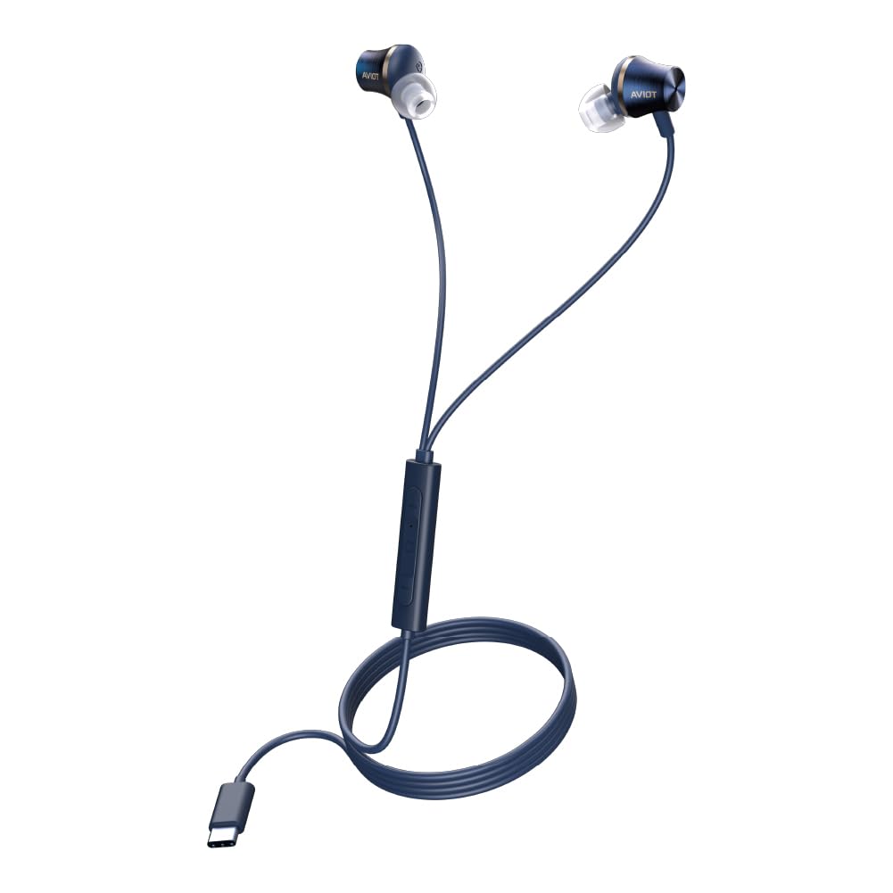 Amazon.co.jp: AVIOT 有線イヤホン CE-V1-NV USB Type-C ノイズ