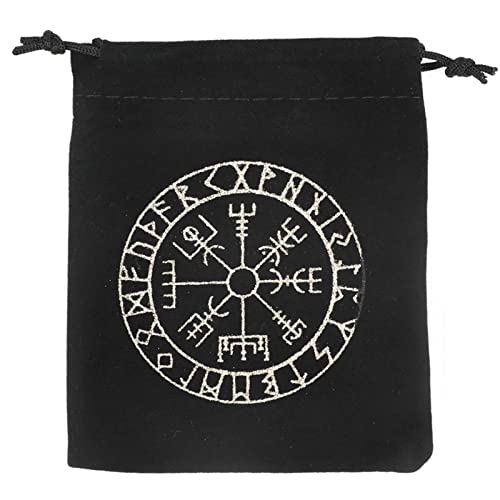 Jóias Tarot Acessório Saco,Saco de cartas de tarô com cordão - Bolsa de joias para dados de runa de