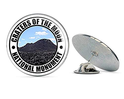 Round CRATERS of The Moon National Monument (Travel rv Hike) Metal 0.75