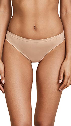 Calvin Klein Women's Pure Seamless Bikini Panty, Bare, Small