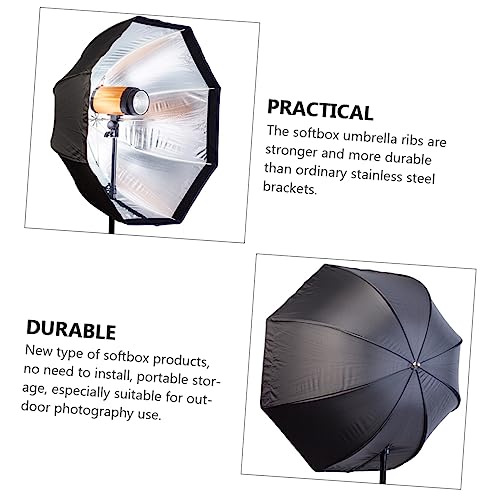 Softbox octagonal para streaming y grabación de vídeo con iluminación limpia KOMBIUDA 3