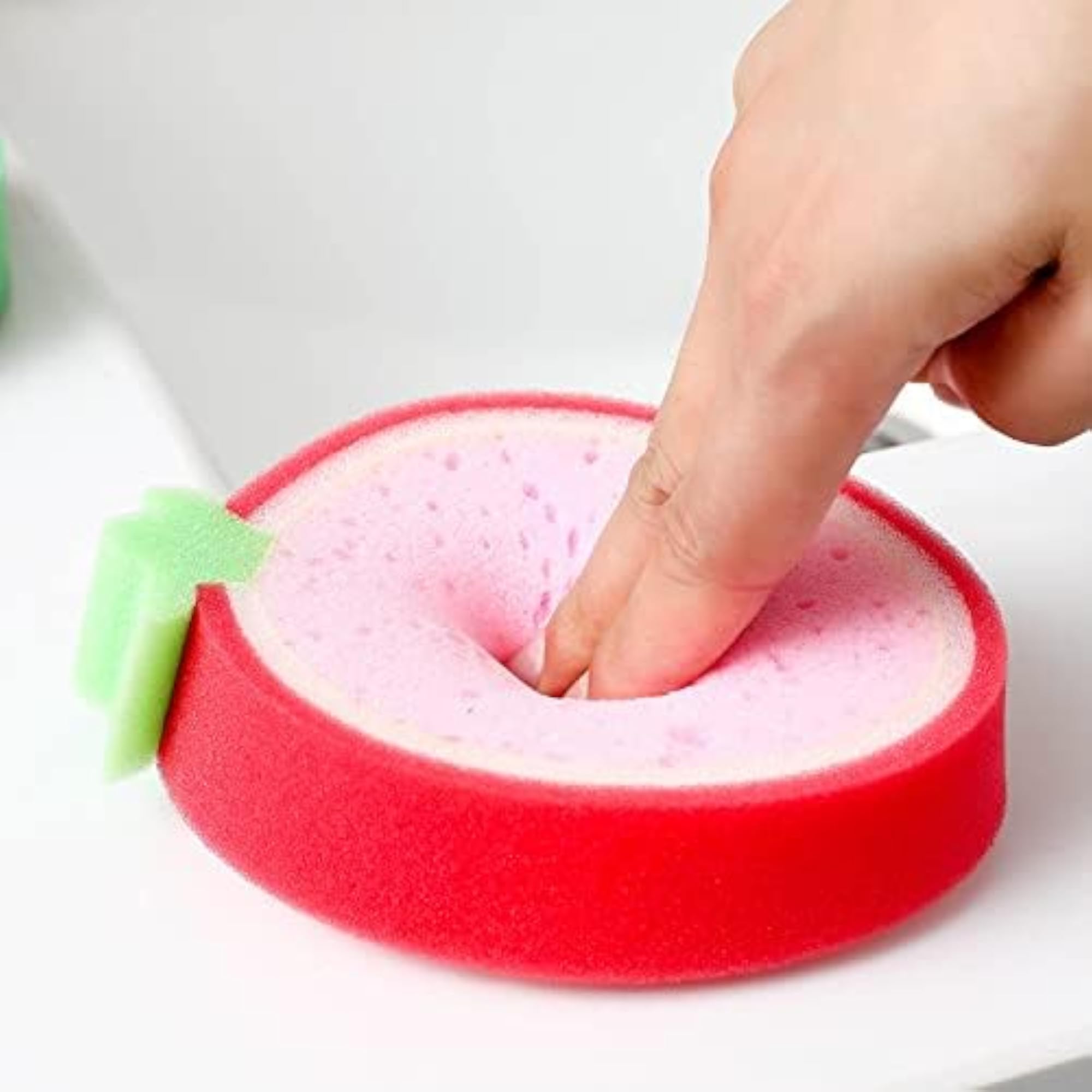 Soft Fruit Shape Bath Shower Sponge Baby Bath Flower Loofah