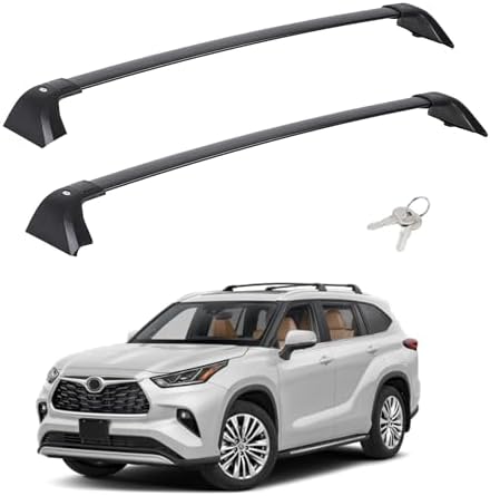 Roof Rack 2011-2020 Toyota Sienna Aluminum Black Cross Bar Auto
