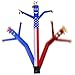 Mkevi 20ft Sky Air Puppet Dancer Inflatable Arm Flailing Tube Man Attachment - Wacky Wavy Wind Flying Dancing Man for DIY Stand Out Advertising - (Blower Not Included)