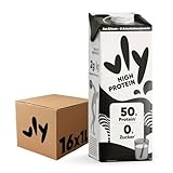 vly HIGH PROTEIN - 50g Eiweiß/L, 0g Zucker | Die vegane Milchalternative aus Erbsenprotein | Reich an Ballaststoffen Calcium Vitaminen | Laktosefrei Glutenfrei Pflanzlicher Proteinshake Drink 16x1L