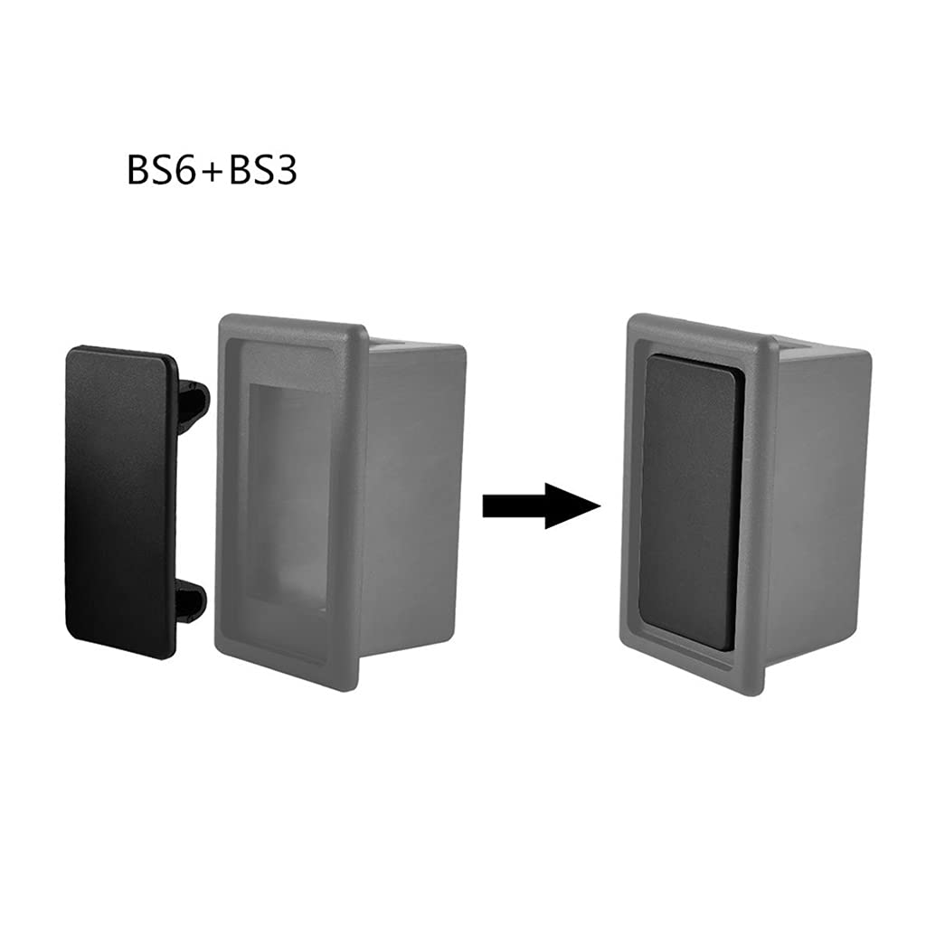 1 Way Car Boat Rocker Panel Auto Switches Car-Styling Switch Cover Switch Panel for Truck