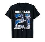 Number and Portrait Walker Buehler Los Angeles MLBPA T-Shirt