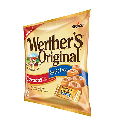 Werther's Original Hard Sugar Free Caramel Candy, 2.75 Oz Bags (Pack Of 12) #TOP3