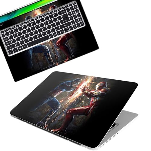 Image of Full Body Laptop Skin /Sticker /Cover Bubble-Free| Laminated| Removable| HD Quality Sticker for Laptops Upto 15.6 Inches Compatible with Hp /Dell /Acer /Lenovo /Asus etc.(DSGN-523)