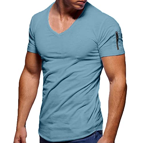Genérico Dreaming Beach Palm Tree Vacaciones Verano Surf Camiseta Hombre Multicolor Casual Deportivo Divertido Impreso Casual Cuello Redondo de Manga Corta para HombresHombre de Manga Larga T-S