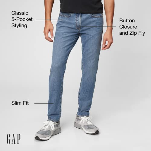 GAP Men's Slim-fit Non-Stretch Denim Jeans3