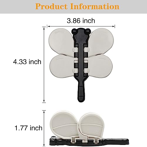 TALLSOCNE 4 Pack Great for Sliding Patio Door Lock，Sliding Door Lock ，Window Lock ，Sliding Glass Door Lock，Sliding Door Lock for Child Safety,Easv to Install, No Drilling Required - Thumbnail 6