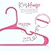 Utopia Home 40 Pack Kids Hangers - 11.5 Inch Plastic Baby Hangers for Closet - Childrens Hanger for Clothes & Infant Hanger for Closet - for Everyday Standard Use (Pink)