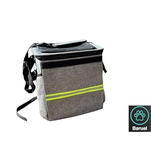   Baruel-Pet-Backpack-Spacious-Carrier-for-Dog-Cat-Rabbit-Hamster-Bicycle-Attachable-Bag-with-Adjustable-Shoulder-Straps-Breathable-Fabric-Roll-Up-Window-Storage-Pockets-15lbs-Capacity