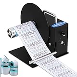 YUCHENGTECH Avvolgitore Etichette Automatico Diametro 180mm Velocità Regolabile 0-8 pollici/s Avvolgitore Etichette Bidirezionale per Nucleo 40/76mm o Senza Tubo di Carta con Istruzioni e Accessori