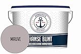 Universelle Wandfarbe MATT Mauve Hochdeckende Innenfarbe Lila // Hamburger Lack-Profi (2,5 L)