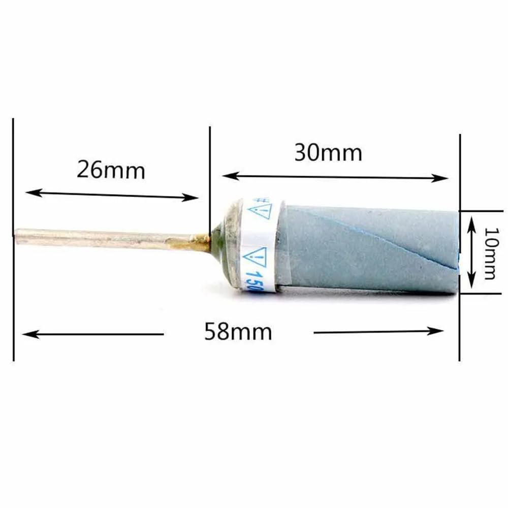 Papier ścierny o gradacji 180-10000, trzpień 2,35 mm, cylindryczny papier ścierny, głowica szlifierska do narzędzia obrotowego do wyrobu biżuterii, gradacja 7000, 20 szt. (trzpień 2,35 mm)