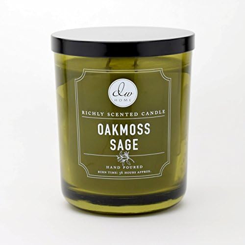 DW Home Large Triple Wick Candle, Oak Moss Sage
