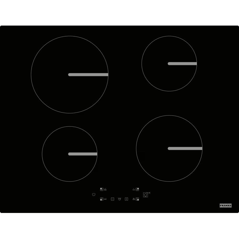 Franke 108.0606.107, Piano cottura a induzione Smart (FSM 654 I BK), Black glass