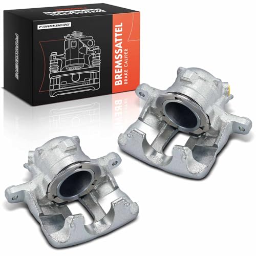 Frankberg 2x Brake Caliper Disc Brake Front Left Right Compatible with 190 W201 1.8L-2.0L 1982-1993 Replace# 0004205183