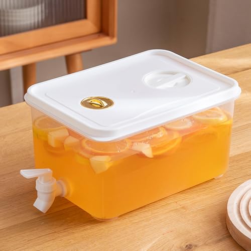 Fête Et événements Pomurom Réfrigérateur 5L - Distributeur Boisson Avec Robinet Pratique Pour Jus, Cocktails Et Fêtes Récipient Réfrigérateur Boissons