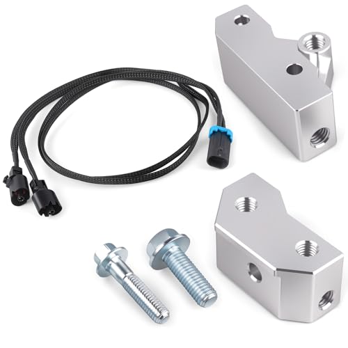 CNRAQR LS Gen 3 Knock Sensor Relocation Brackets with Extension Relocation Harness 36