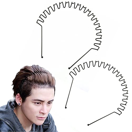 2Pcs Fasce per la cura della bellezza Unisex Nero