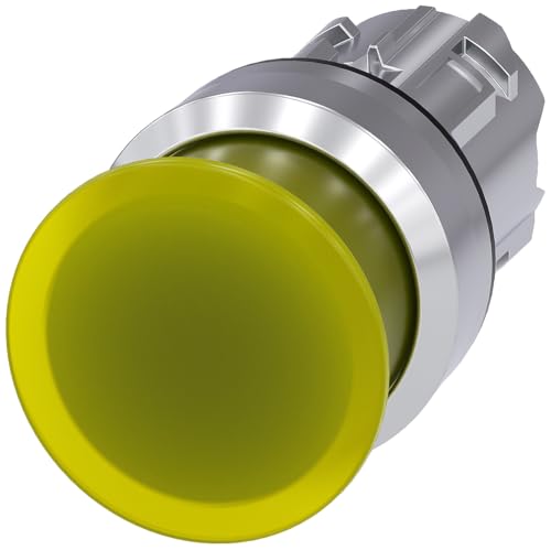Siemens Élément frontal pour arrêt d'urgence Ř22mm ge rnd 3SU1051 1AD30 0AA0 Jaune - vue 2