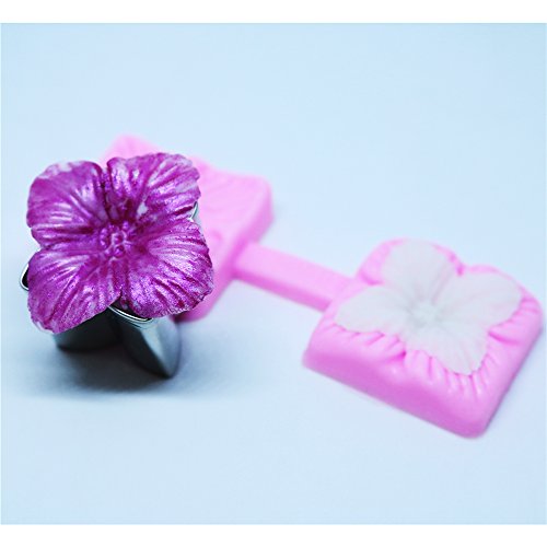Sugar Craft Tools Rohydrangea Flower Fondant And Gum Paste Petal Veiner & Cutter Cake Decorating Moulds Fondant Sugarcraft Mould #TOP4