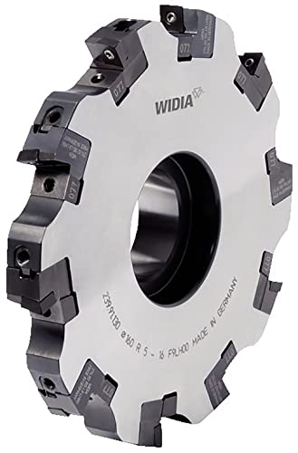 Image of WIDIA 2003602 Slotting Cutter - M900 M900 Series Metric End Mill 27MM Dia, 14MM Cut Depth 2 Key & Cutter Retention Screw Arbor 6 Flutes