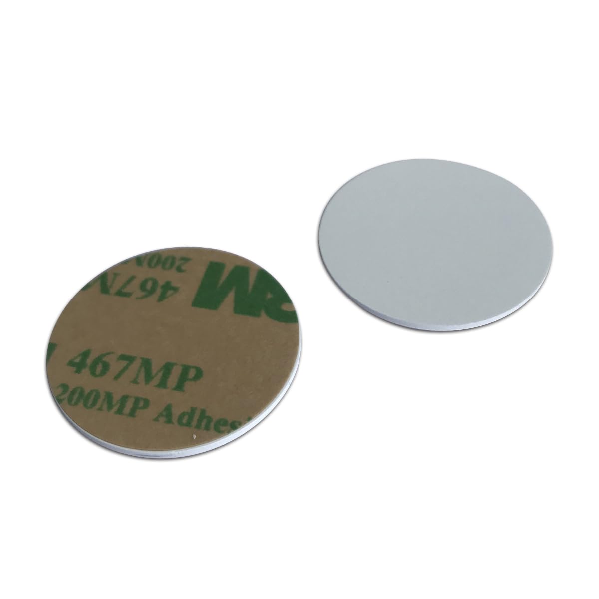 YARONGTECH rewritable rfid 125khz T5577 coin tag adhesive back Dia 25mm thickness 1mm (pack of 5)