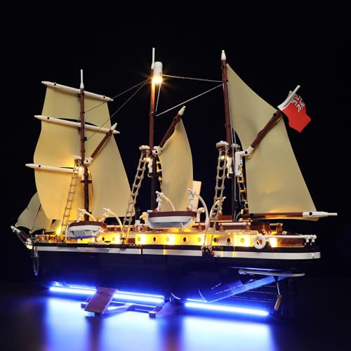 BRIKSMAX 2.0 Light Kit for The Endurance Ship - Innovative LED Lighting Kit Compatible with Lego Icons 10335