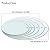 Btikita 20" Tempered Glass Table Top Round Transparent Table Surface 1/4" Thick Flat Polished Edge Multipurpose for Home Office Glass Countertop (20 inch)