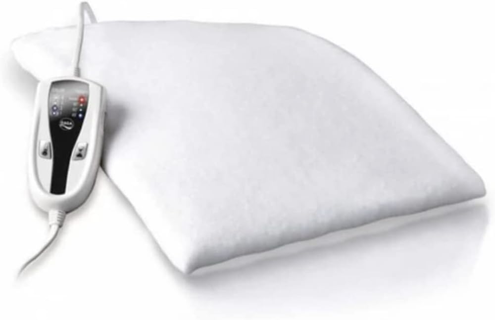 Ufesa Flexy Heat N4 Electric Thermal Cushion 70 x 46 cm, 100 W, 4 Temperature Levels, Timer, Auto Shut-Off, Blue Textile Cover