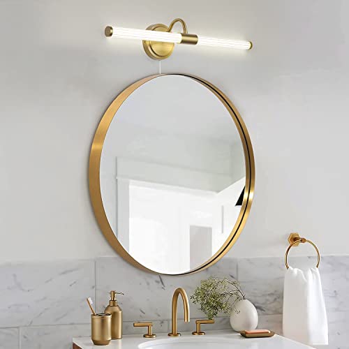 Yumcrelect Modern Picture Lights 22.83 Inch Brass For Painting Display Wall, Metal Artwork Led Wall Lamp,20W,Neutral Light 4000K,Plug In Connection Swing Arm #TOP6