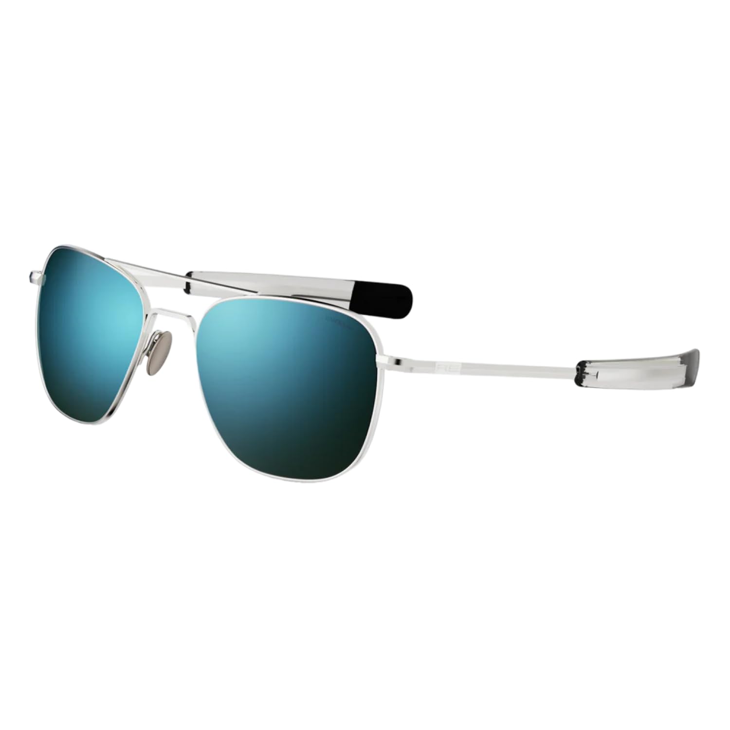 Randolph USA | 23k White Gold Classic Aviator Sungl for Men or Women 100% UV