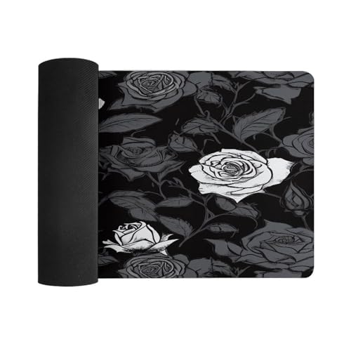 Rose Gothic Desk Mat Pad Mouse Grande Antideslizante miniatura 3