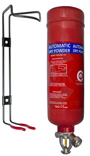 2023 New FSS UK, 1 KG ABC Dry Powder Automatic FIRE Extinguisher. CE Marked. All Remote Places. Electrical CUPBOARDS. Works Like A Sprinkler System/Suppression System for Homes Kitchens WORKPLACES