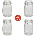 Produktbild 4 x 1 Liter Glasbehälter mit luftdichtem Clipverschluss mit Silikondichtung. Einmachgläser mit Deckel 4 Stück. Konserviert und konserviert