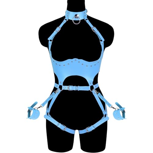 Image of Women Punk Belts Body Goth Belt BDSM Lingerie Bondage Kit