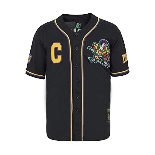 D-5 Men Mighty Ducks Baseball Jersey #96 Conway #99 Banks miniatura 3