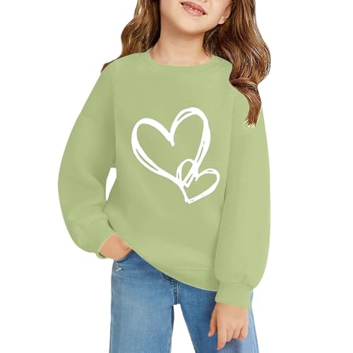 Girls Oversized Cute Sweatshirts Long Sleeve Crew Neck Cotton Pullover Tops Clothes Teen Kids 𝗣reppy Sweater for Boys3