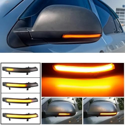 Clignotant rétroviseur droit Octavia MK2 A5 - Feu répétiteur LED défilant eau 2009 2010 2011 2012