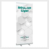 rollup banner maße ✓ verpackt in schwarze Nylon Transporttasche