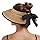 Creekstone Sun Visor Hats for Women Straw Visor Wide Brim UV Protection Packable Summer Beach Hat Ponytail Travel UPF 50+ (CA/US, Alpha, One Size, Khaki with Lace)