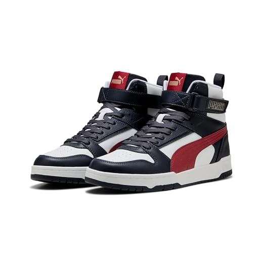 PUMA RBD Game, Zapatillas Unisex Adulto, New Navy-Dark Crimson White, 43 EU