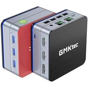 Mini PC GMKtec G2 Plus Mini PC Windows 11 Pro, Intel Twin Lake N150(bis zu 3,6 GHz), 12 GB DDR5 512 GB M.2 SSD Desktop Mini Computer mit 4K HDMI/2x LAN/USB3.2 /WiFi 6, BT5.2 Für Büro Heimkino Heim