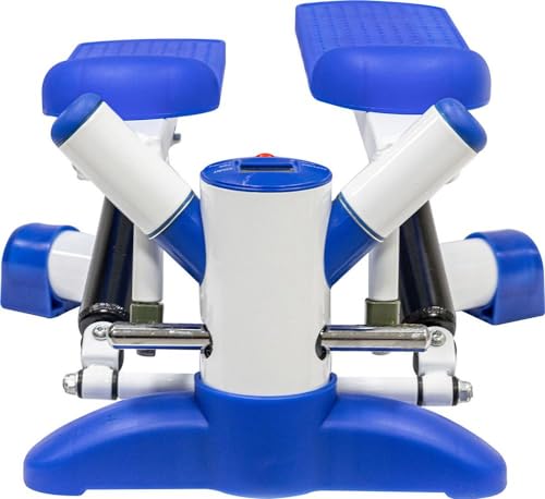 Bodyline Twister Stepper con Movimento a Torsione, Display LCD, Attrezzo Fitness Compatto per Allenamento Gambe, Glutei, Addome e Cardio Home Training