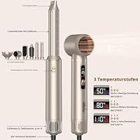 UKLISS 6 in 1 Hairstyler mit LCD Hair Styler Set mit Föhn für Locken – Ansicht 8